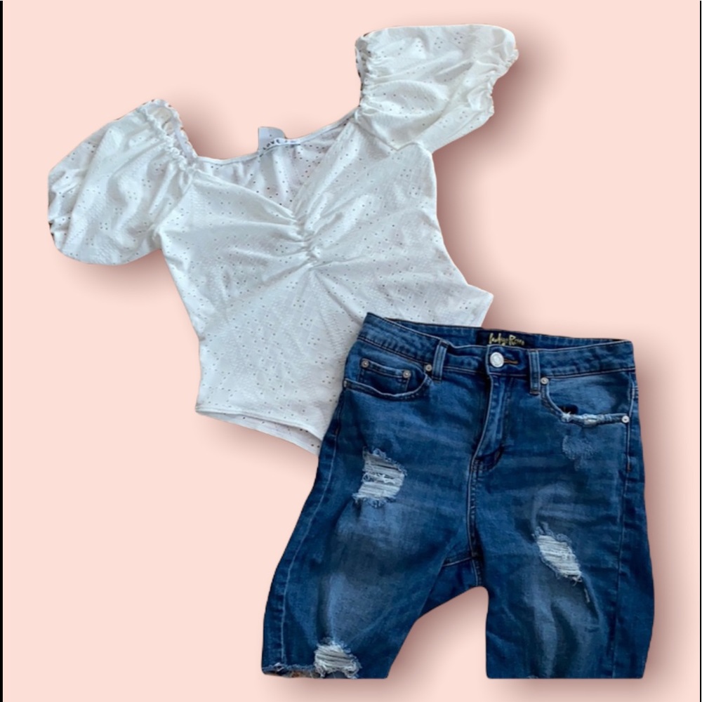 Ivory Ruffle Sleeved BodySuit